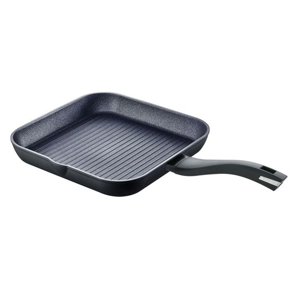 Berndes Balance Induction Enduro, Padella, Griglia, Rivestimento Antiaderente, Alluminio, 28 Cm, 0009881428-image
