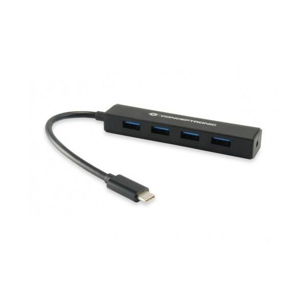 Conceptronic USB-HUB 4-Port USB3.1 Type-C -> 4X Usb 3.0 Sw-image