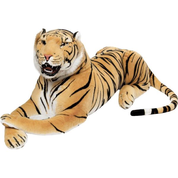 Brubaker Tigre Gigante Marrone Con Denti 130 Cm Peluche Tigre Di Peluche-image