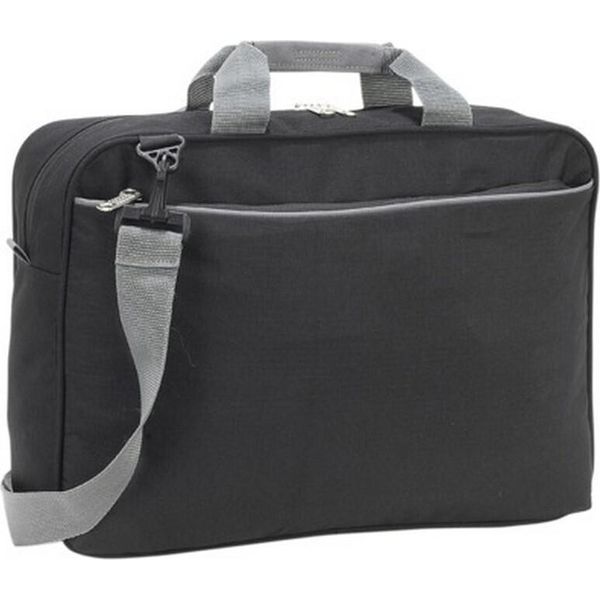 Shugon Kansas Borsa A Tracolla / Borsa Per Laptop, 13 Litri (2 Pezzi/Confezione) BC4258 (Taglia Unica) (Nero)-image