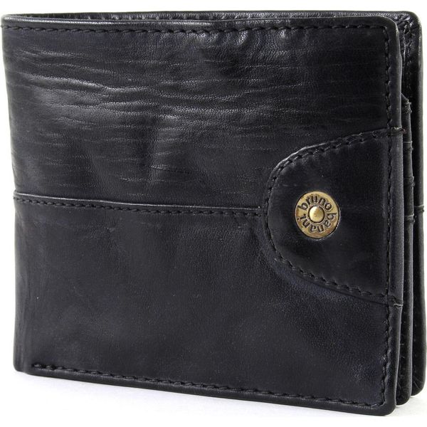 Bruno Banani Pelle Portafoglio Williamsburg Wallet Quer Black Nero-image