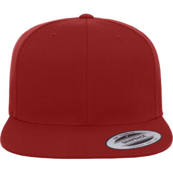 Berretto Da Baseball Yupoong Da Uomo The Classic RW2886 (Taglia Unica) (Rosso/Rosso)-image