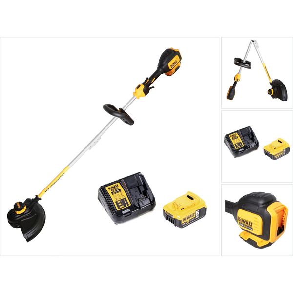 Dewalt Dcm 561 Pbs Tagliabordi A Batteria 18V Brushless + 1X Batteria 5,0Ah + Caricabatterie-image