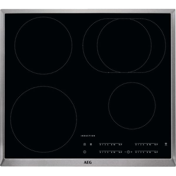 Aeg Elettrodomestici Piano Cottura In Vetroceramica, 60 Cm, Induzione, Girarrosto, Edst IKB64411XB-image