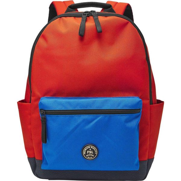 Fossil Zaino Per Il Tempo Libero Zaino Sport Backpack Red Rosso Blu-image
