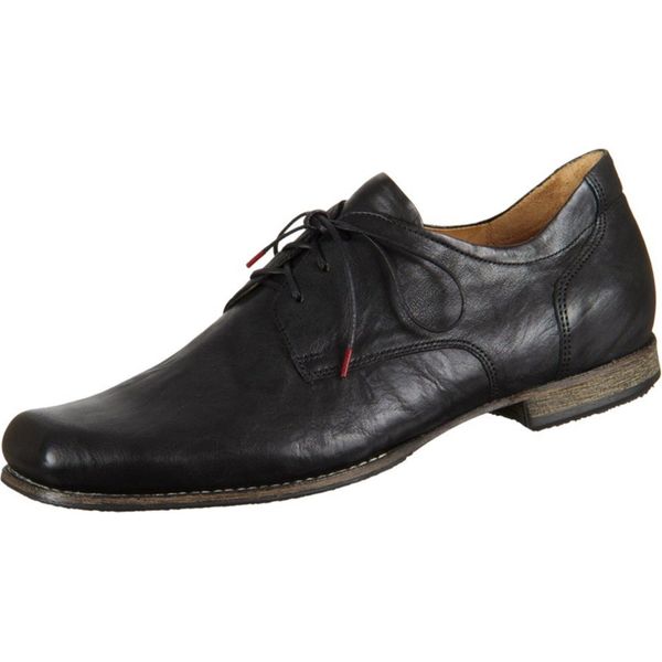 Think Guru Scarpe Da Uomo - Scarpe Basse Eleganti - Scarpe Stringate Nere Nuovo-image
