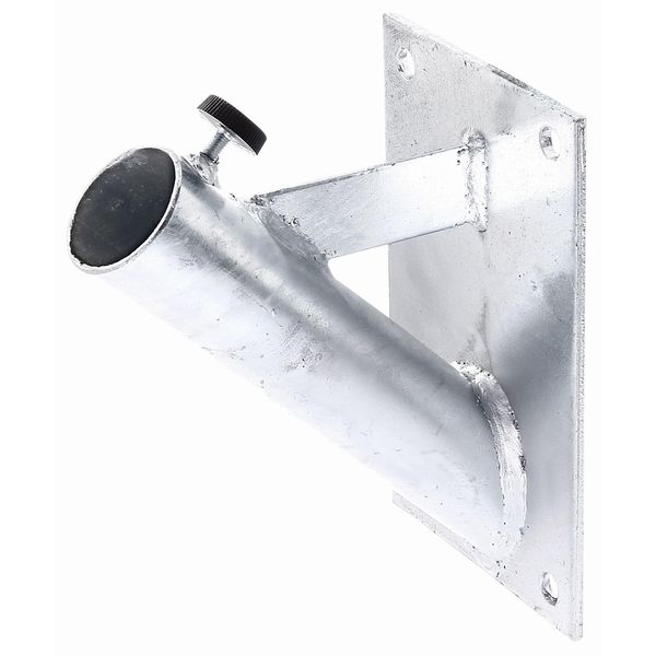 Alberts 639815 Supporto Per Pennoni, Per Montaggio A Parete, Zincato A Caldo, Per Tubo Ø: 42 Mm-image