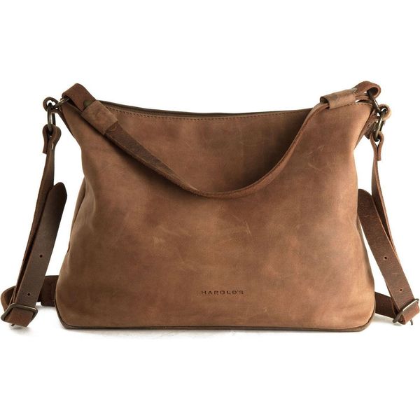 Harold's Pelle Borsa A Tracolla Antic Pouch Upend Nature Marrone-image