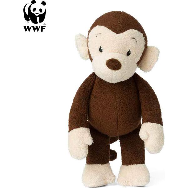 Wwf Cub Club - Mago La Scimmia (Marrone, 22 Cm) Con Squeaker Peluche Per I Più Piccoli-image