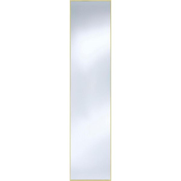 Specchio Da Parete Casa Padrino Con Cornice In Alluminio Oro Opaco 40 X H. 175 Cm - Specchio-image