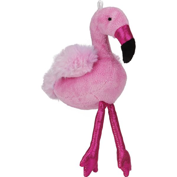 Brubaker Fenicottero Di Peluche Rosa Con Glitter 20 Cm Con Etichetta Della Borsa-image