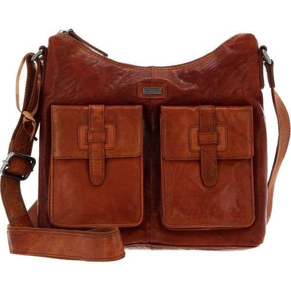 Spikes & Sparrow Pelle Borsa A Tracolla Bronco Shoulderbag Brandy Marrone-image