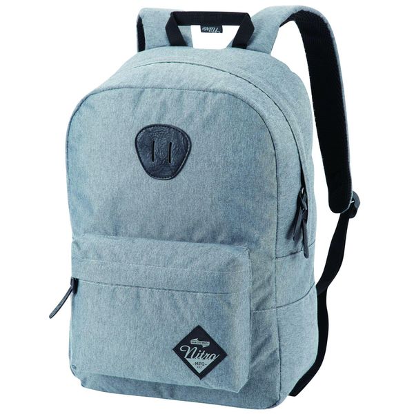 Nitro Zaino Per Il Tempo Libero Zaino Con Scomparto Per Laptop Urban Collection Urban Classic Backpack 20L Black Noise Grigio-image