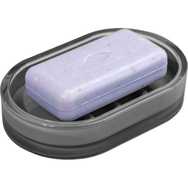 Bremermann Serie Bagno Savona Portasapone, Portasapone In Plastica, Grigio-image