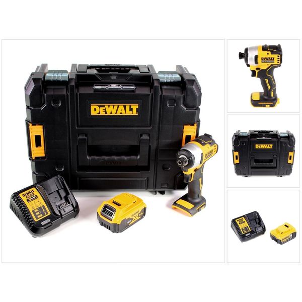 Dewalt Dcf 809 P1T Avvitatore Ad Impulsi A Batteria 18V In Valigetta T-STAK + 1X Batteria 5,0 Ah + Caricabatterie-image