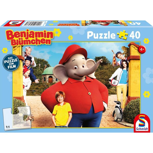 Schmidt Spiele 56276 Benjamin BlüMchen Puzzle Per Il Film, 40 Pezzi-image
