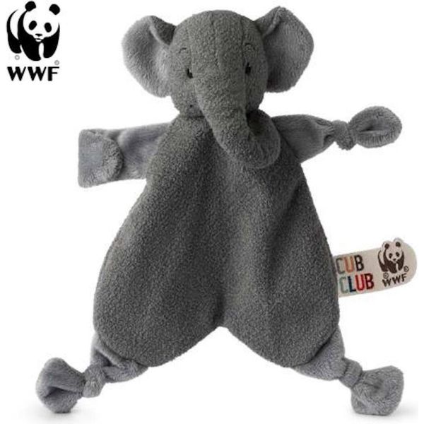 Cub Club - Panno Per Coccole Ebu L'elefante (Grigio, 30 Cm) Per I Più Piccoli Panno Per Coccole Elefante-image