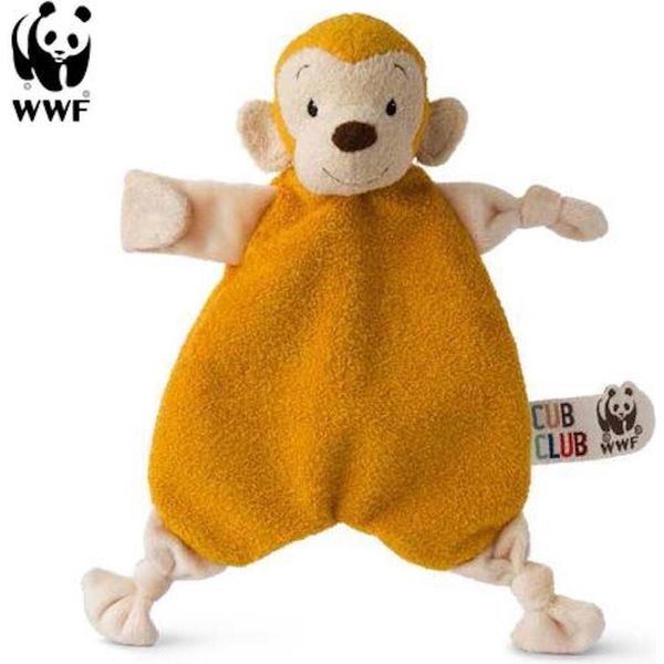 Cub Club - Panno Per Coccole Mago La Scimmia (Giallo, 30 Cm) Per I Più Piccoli Panno Per Coccole Scimmia-image