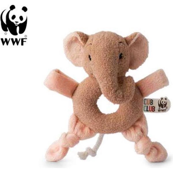 Cub Club - Anello Di Presa Ebu L'elefante (Beige, 15 Cm) Per Bambini Elefante Giocattolo-image