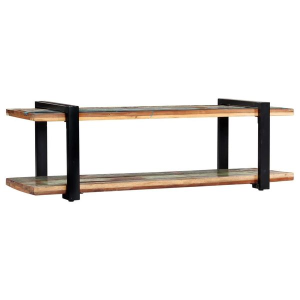 Syfax™ Mobile Porta Tv 130X40X40 Cm In Legno Massello Di Recupero-image