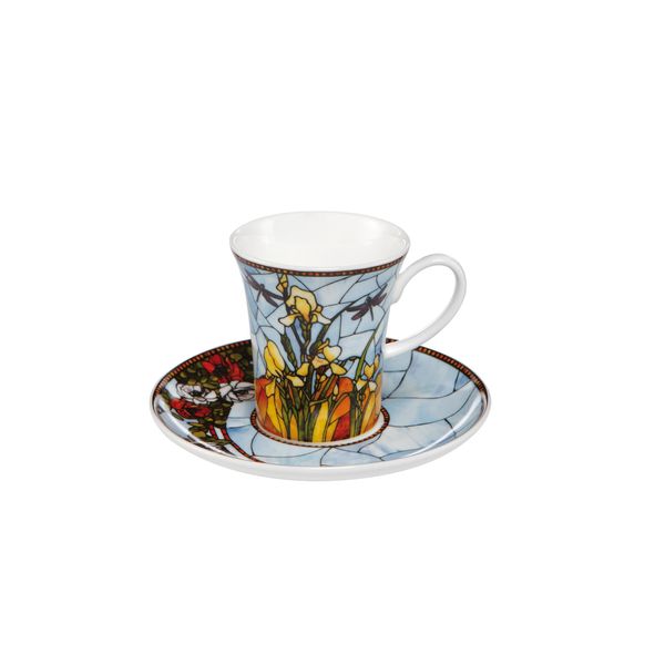 Goebel Artis Orbis Louis Comfort Tiffany Iris - Tazza Da Caffè Espresso Novità 2019 67011751-image