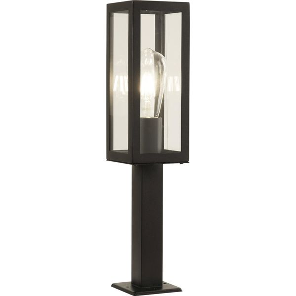 Box Lampada Da Terra Per Esterni IP44 Nero 45Cm Altezza E27-image