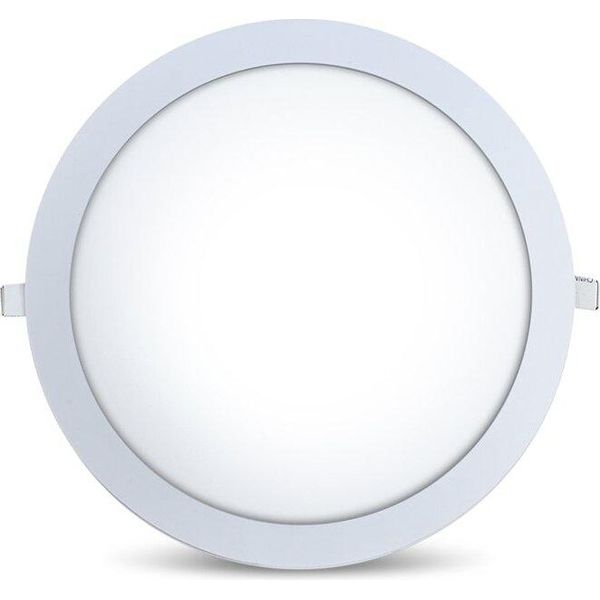 Faretto Da Incasso A Pannello 24W Led Luce Da Incasso Bianco Neutro 1850 Lumen Plafoniera Ø280Mm Dimensione Foro Rotondo-image