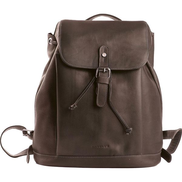Harold's Pelle Zaino Zaino Per Il Tempo Libero Campo Backpack Brown Marrone Scuro-image