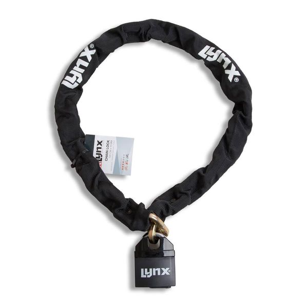 Lucchetto A Catena Lynx Per Bicicletta 10 Mm X 120 Cm Con Copertura In Nylon, Acciaio Temprato-image