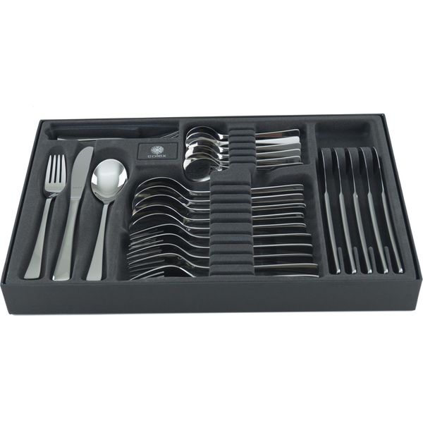 Set Di Posate Solex Karina 30 Pezzi Per 6 Persone In Cassetta Portaposate-image