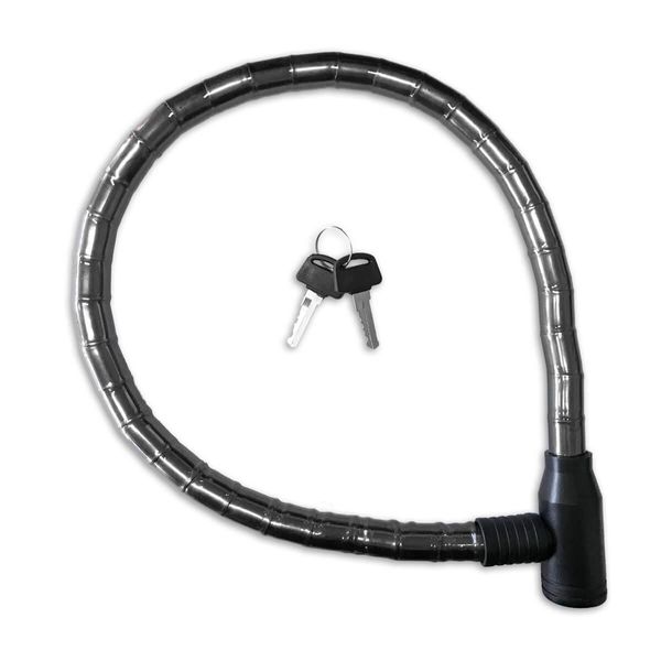 Blocca Cavo Blindato Blocca Bicicletta Lynx 18 Mm X 80 Cm, Acciaio Temprato-image