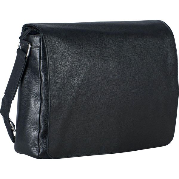 Leonhard Heyden Borsa A Tracolla Laptop Bag Con Scomparto Per Laptop Berlin Messenger Bag Black Nero-image