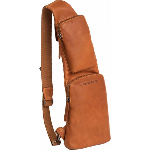 The Chesterfield Brand Borsa A Tracolla Logan Sling Bag Cognac Marrone-image