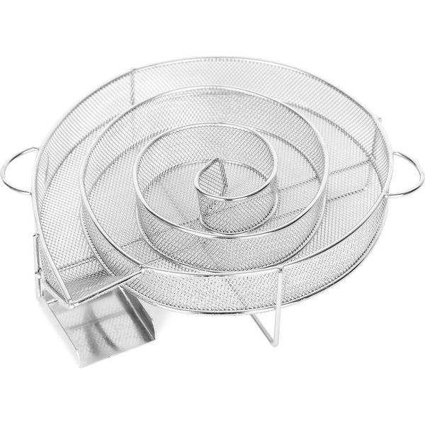 Coclea Affumicatrice Wiltec Bbq In Acciaio Inox 16X4,5 Cm, Tempo Di Combustione Fino A 8 H, Generatore Di Fumo Freddo Generatore Di Fumo Freddo Affumicatore Sparbrand Affumicatore-image