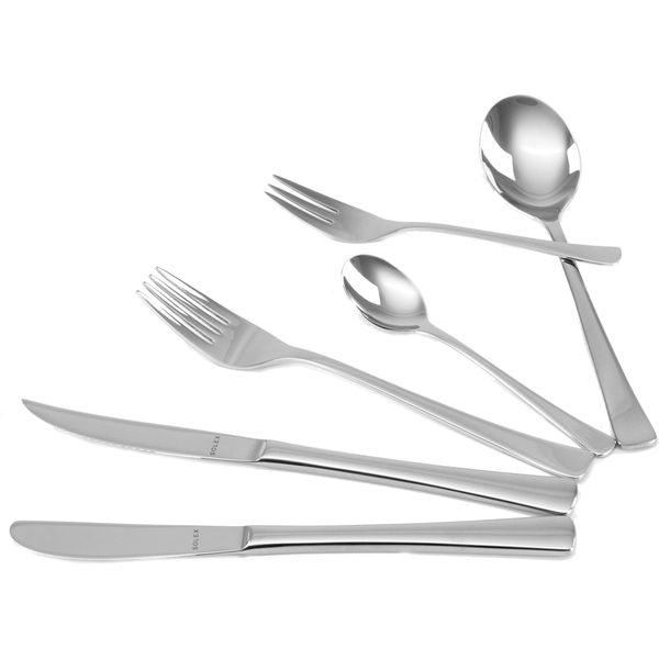 Set Di Posate Solex Karina 72 Pezzi Per 12 Persone, Compresi I Coltelli Da Bistecca-image