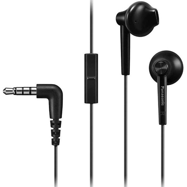 Panasonic RP-TCM55E Cuffia Cablata In-Ear Chiamate/Musica Nero-image