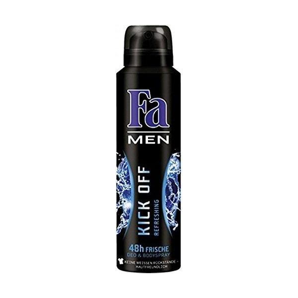 Fa Deospray For Men Kick Off Acquatico Fragranza Fresca 150Ml Confezione Da 6-image