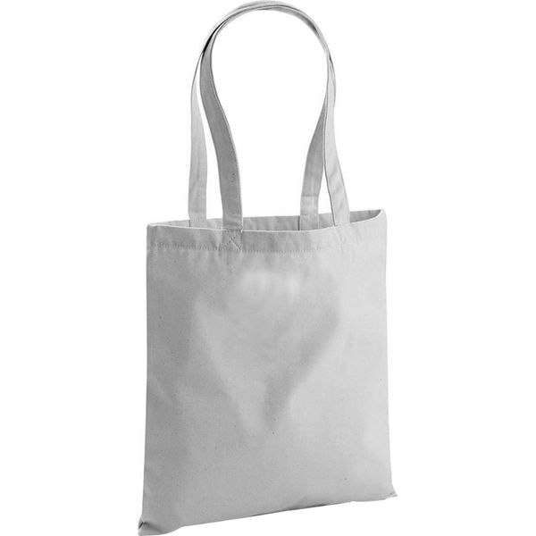 Westford Mill Earthaware Bag For Life Shopper / Borsa Della Spesa, 10 Litri (2 Pezzi/Confezione) BC4549 (Taglia Unica) (Grigio Chiaro)-image