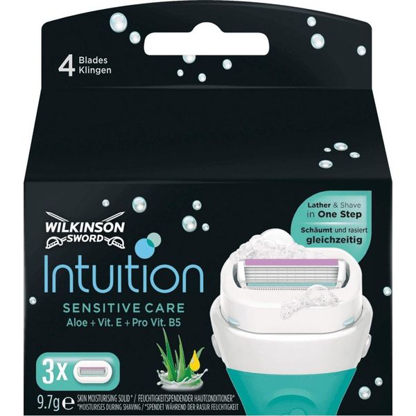 Lame Wilkinson Sword Intuition Naturals 3 Pezzi In Confezione Da 2-image
