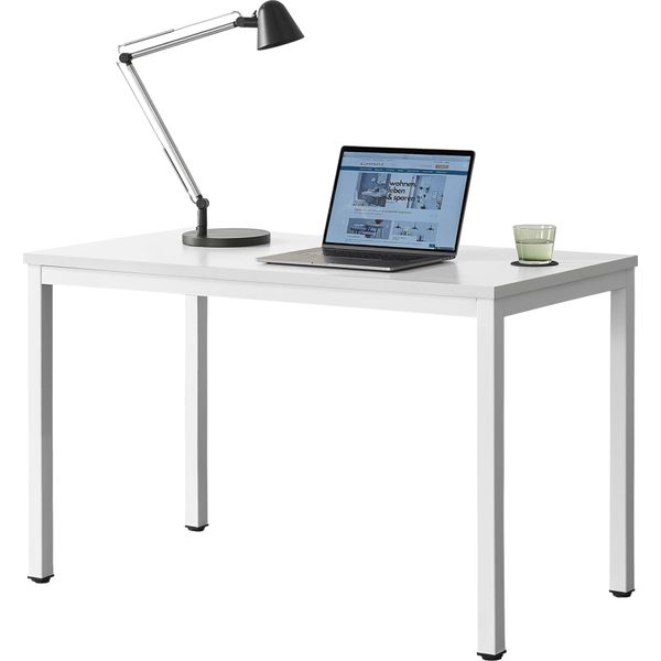 [Scrivania Odense White Scrivania Per Ufficio Regolabile In Altezza 75X120X60Cm Scrivania Per Computer Scrivania Per Lavoro Scrivania Per Pc-image