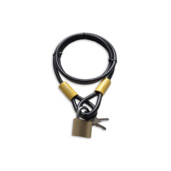 Blocca Cavo Lynx Per Bicicletta 10 Mm X 1,5 M Universale-image