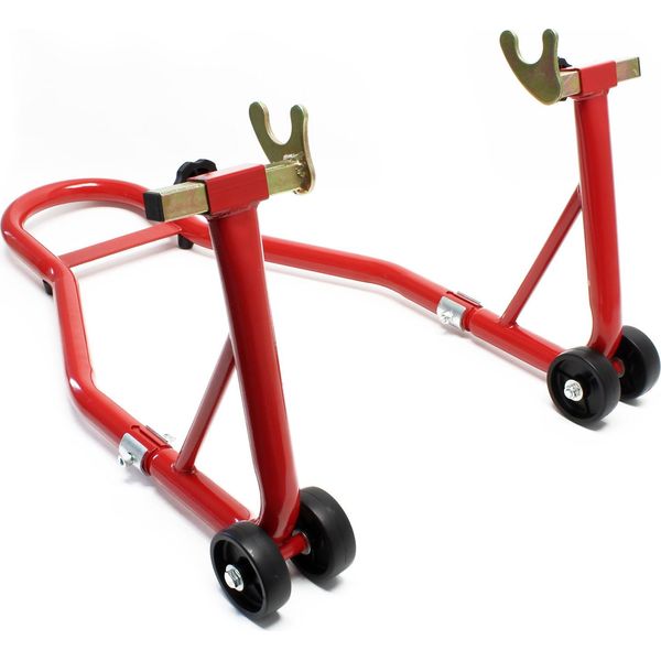 Cavalletto Posteriore Per Moto Wiltec Per Pneumatici Da 200-340 Mm, 370 X 325 Mm, Come Supporto Di Montaggio In Acciaio Per La Ruota Posteriore, Martinetto Per Moto Fino A 450 Kg-image