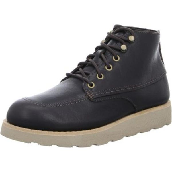 Clarks Trace Quest Stivali Da Uomo, Pelle, Marrone Scuro, Scarpe Invernali, Nuovo - Scarpe Da Uomo Stivali, Marrone, Pelle-image
