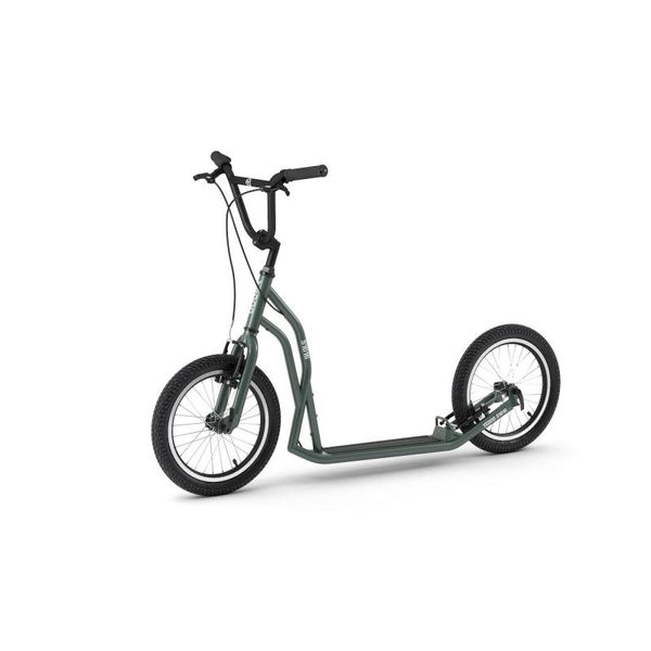 Yedoo S1616 Scooter Scooter A Pedali - Per Adulti E Ragazzi, Fino A 150 Kg, Con Pneumatici 16/16 E Manubrio Regolabile Verde-image
