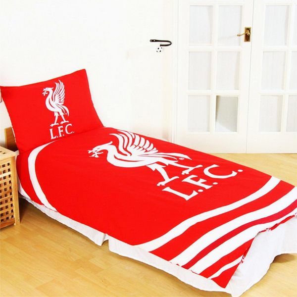 Set Di Biancheria Da Letto Liverpool Fc Pulse, Letto Singolo TA2736 (Letto Singolo) (Rosso)-image