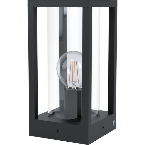 Eglo 98714 Cascinetta E27 Lampada Da Terra Per Esterni Base 150X150Mm Nero IP54-image