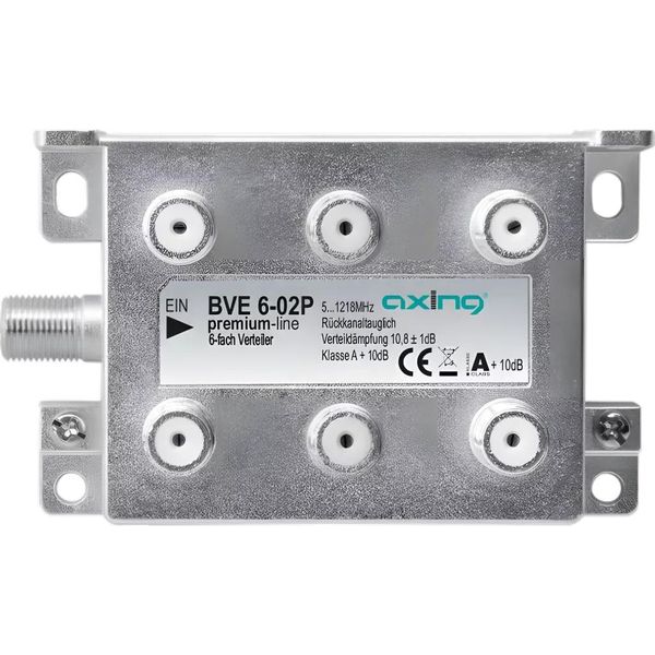 Axing Bve 6-02P Distributore A 6 Vie 5-1218Mhz, Kl.A+, Accoppiato A Ronzio-image