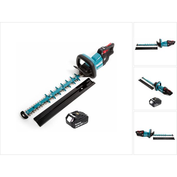 Tagliasiepi A Batteria Makita Duh 502 G1 50Cm 18V + 1X Batteria 6,0 Ah - Senza Caricabatterie-image