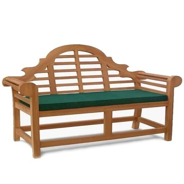 Cuscino Da Panca Teako Design 170X47 Cm Per Panca Da Giardino Caserta - Cuscino Confortevole E Resistente Per Mobili Da Giardino (Verde)-image