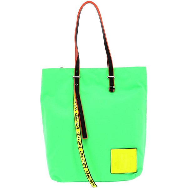 Suri Frey Borsa Shopper Borsa A Tracolla Suri Black Label Five Cityshopper Green / Yellow Verde Giallo-image